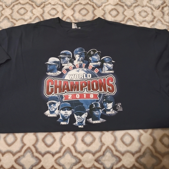 MLB Players Choice Other - MLB Players Choice Men's Red Sox L 2018 World Championship Navy Tee